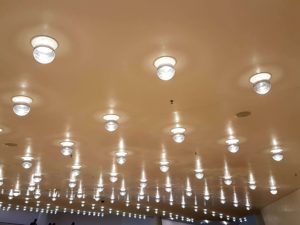 Beleuchtung im Eingangsbereich der Elbphilharmonie