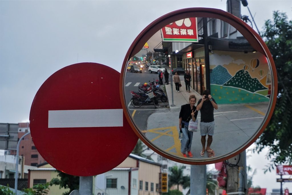 Streetlife in Taitung mit den zwei Weltenbummlern