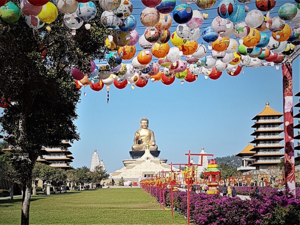 Besuch des weitläufigen Buddha Museums in Taiwan