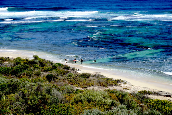 Surfertreiben am Surfers Point