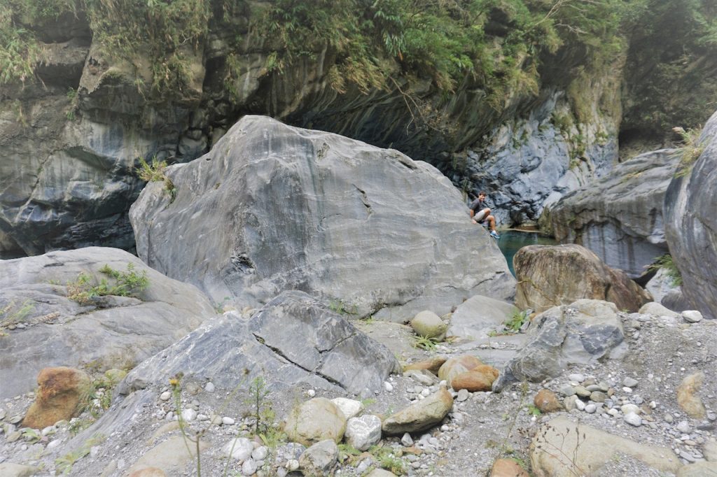 Steinformationen im Taroko National Park, Taiwan