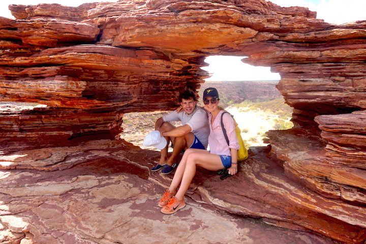 Blick durch "The window" im Kalbarri Nationalpark